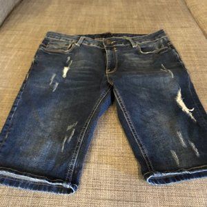 Forever 21 Mens Distressed Shorts